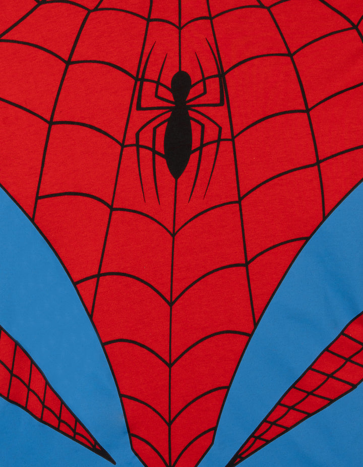 Marvel Spider-Man Matching Family Cosplay Hooded Tee Red Blue Spiderman
