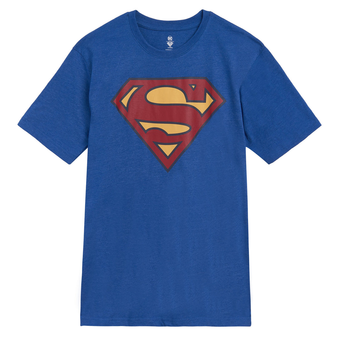 DC Comics Justice League Superman Women's Cosplay T-Shirt Victoria Blue