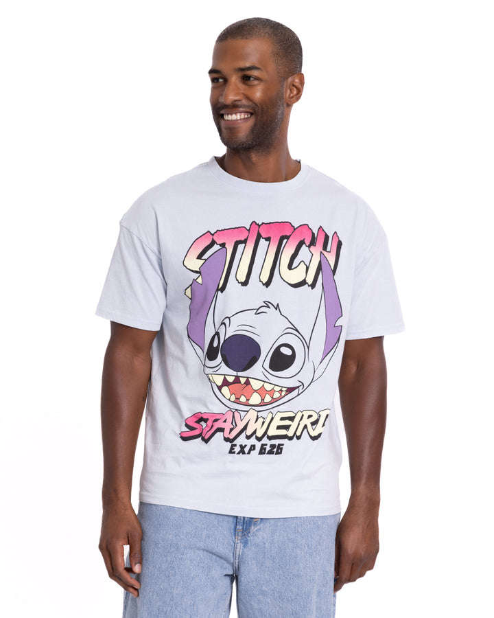 Lilo & Stitch Adult Men or Women Short Sleeve T-Shirt Skyway Wash