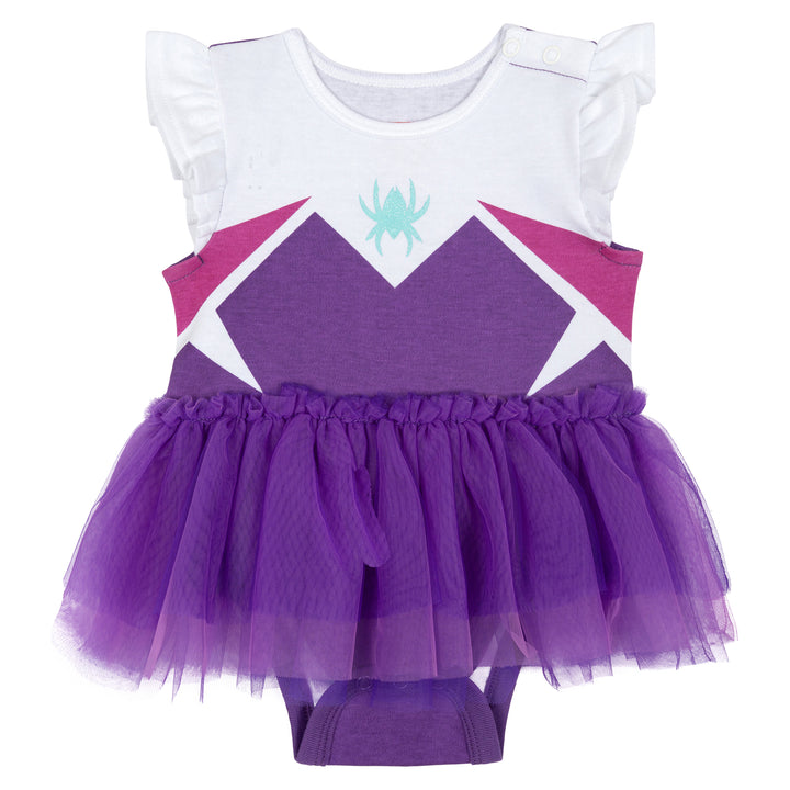 Marvel Spider-Verse Ghost-Spider Baby Girls' Purple