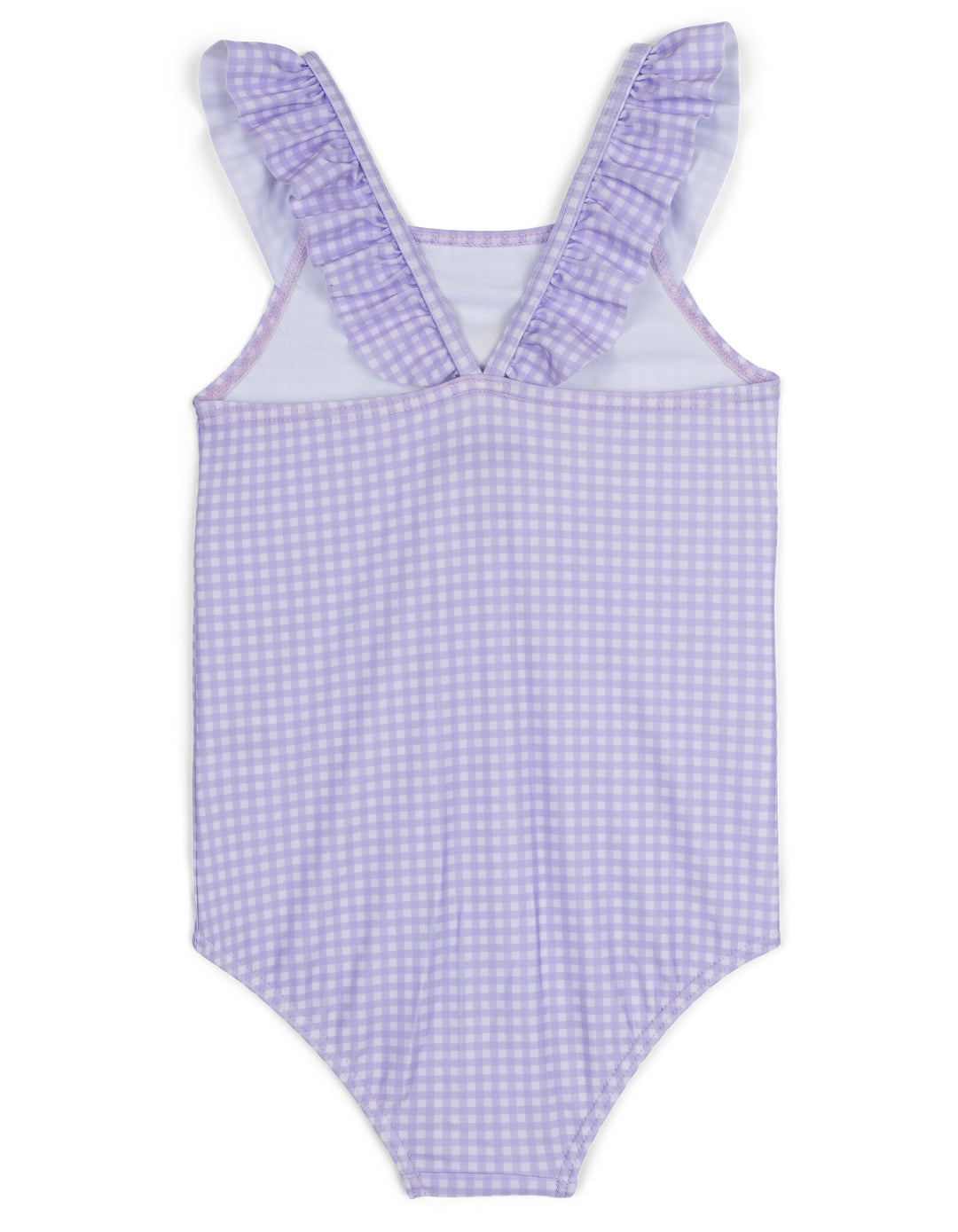 Minnie Mouse Girls' One Piece Swimsuit and Bucket Hat Set Lavender