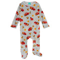 Cars Baby Boys' Fleece Footed Sleep N' Play Grey McQueen