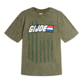 G.I. Joe Men's Graphic Short Sleeve T-Shirt Snake Eyes Flash Olive