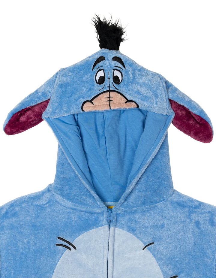 Disney Winnie the Pooh Eeyore Adult Men or Women Coverall Slate Blue