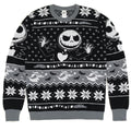 Nightmare Before Christmas Holiday Sweater Jack Skellington Black