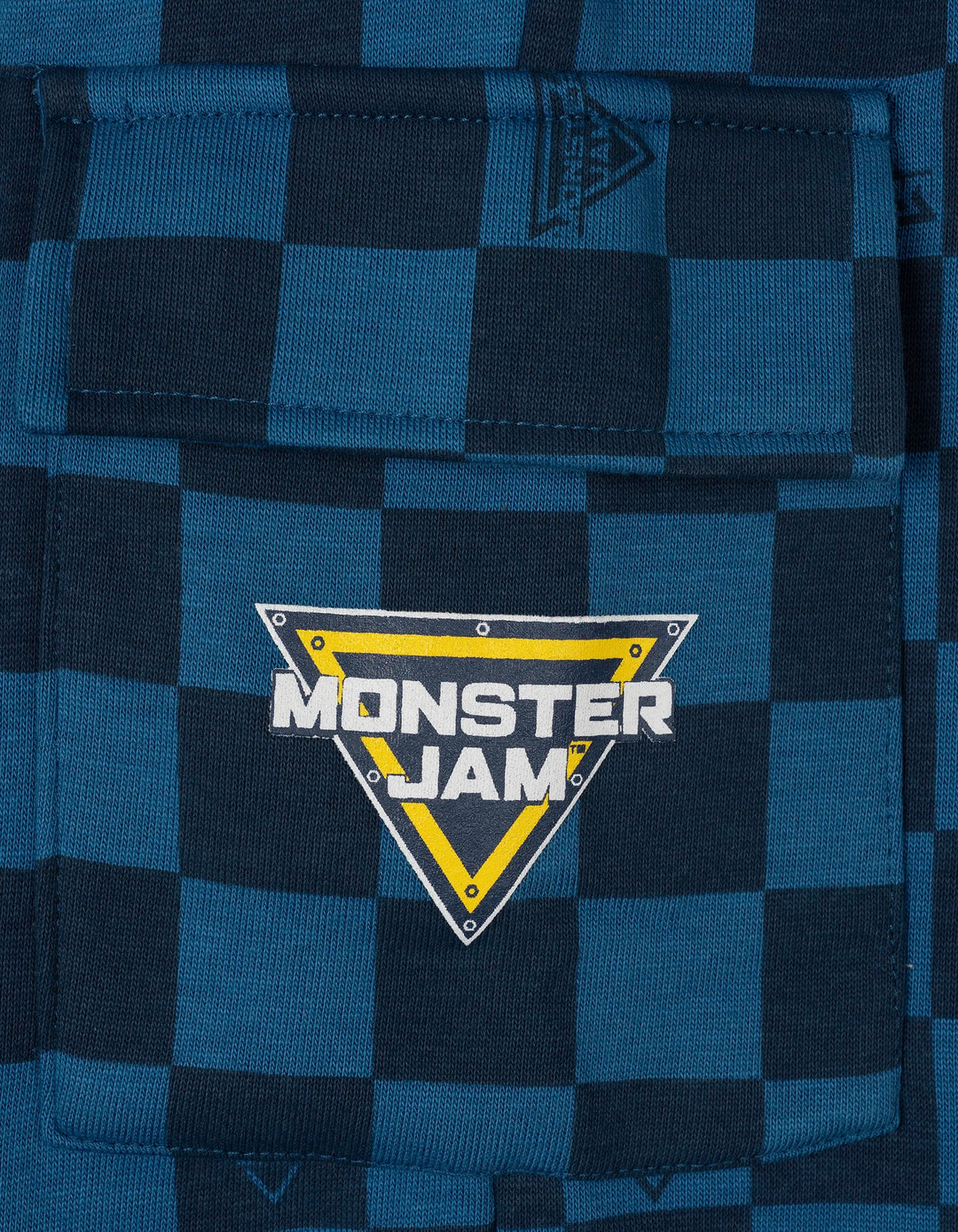 Monster Jam Boys' Fleece 2-Piece Hoodie and Pants Set Navy