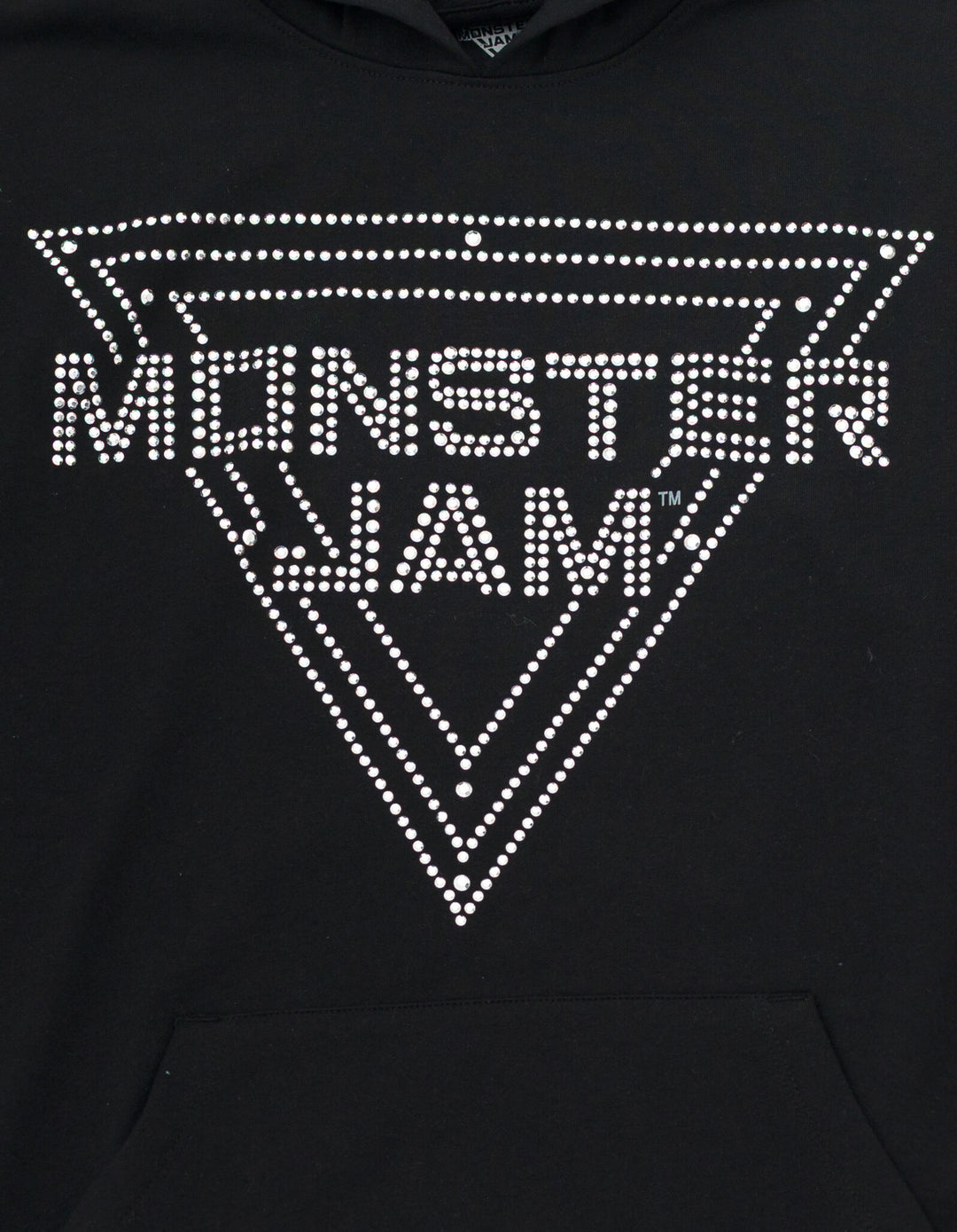 Monster Jam Adult Men or Women Pullover Hoodie Silver Black