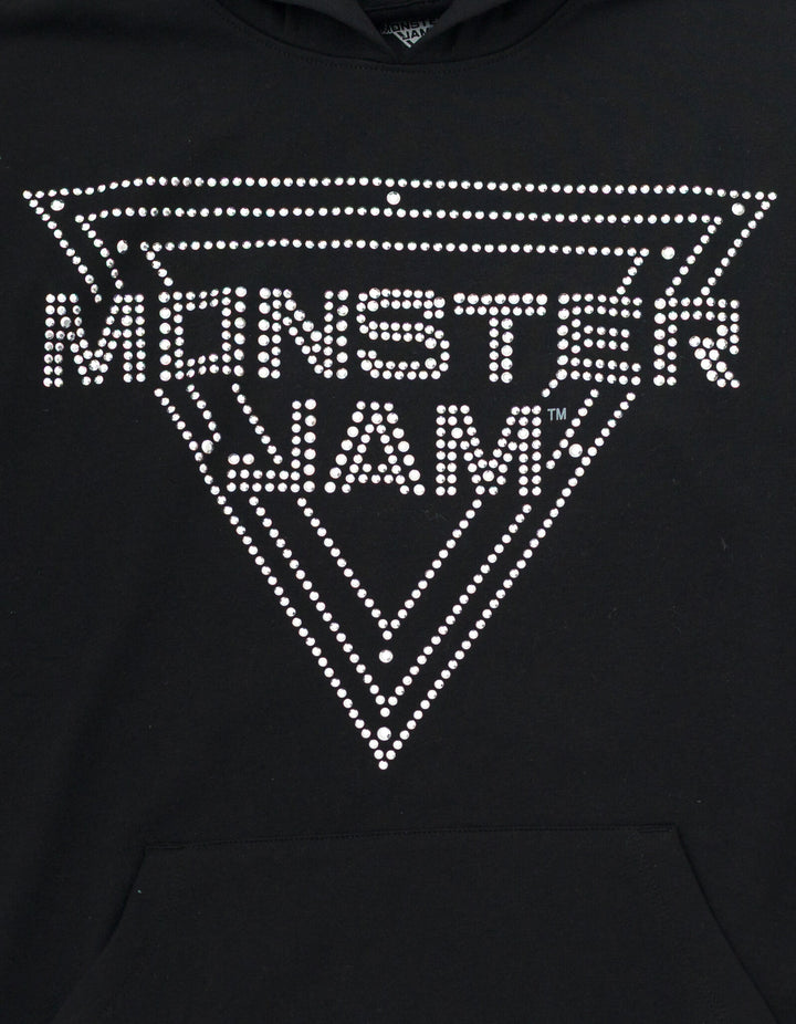 Monster Jam Adult Men or Women Pullover Hoodie Silver Black