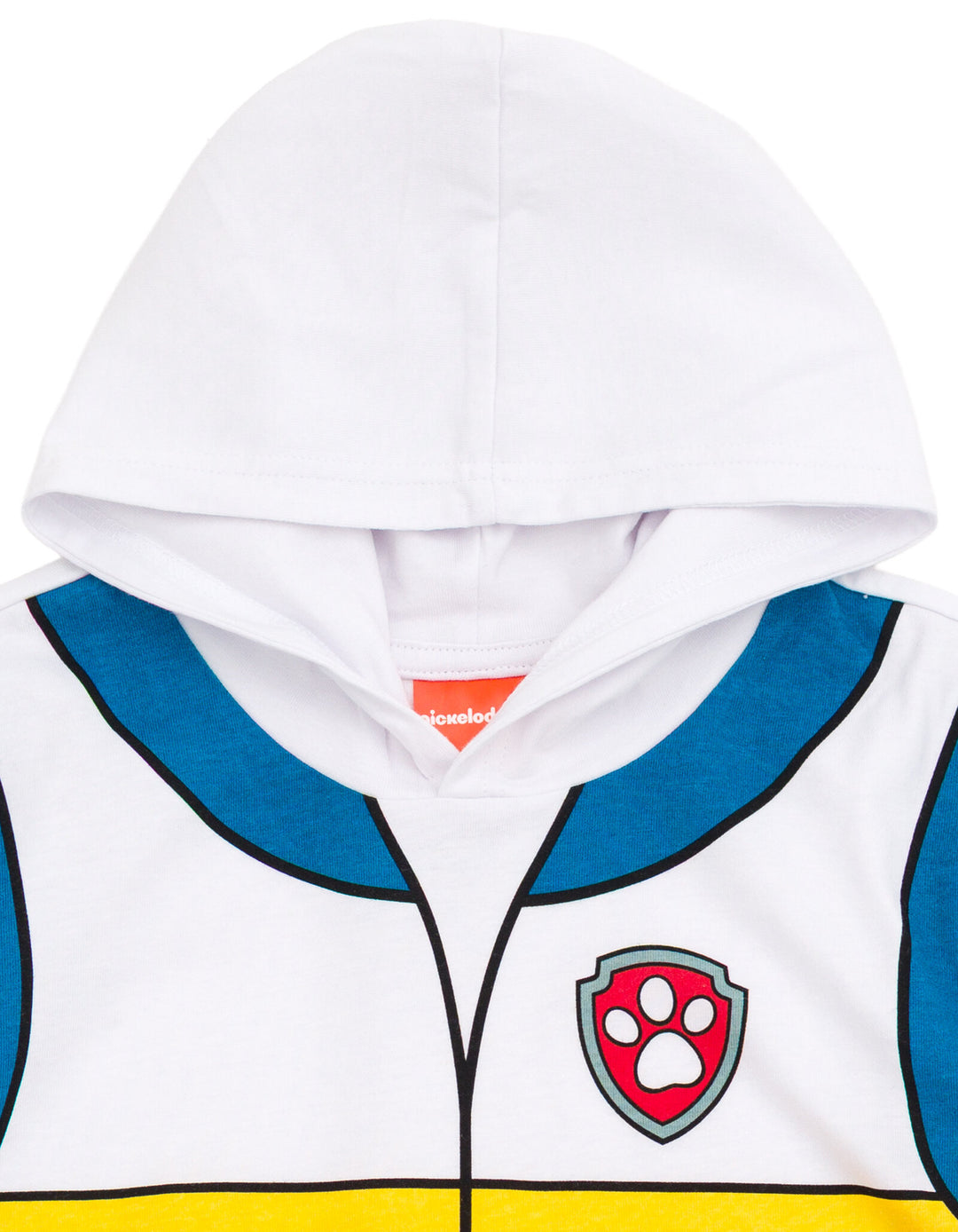 Paw Patrol Ryder Adult Men or Women Cosplay Hooded T-Shirt Red Blue
