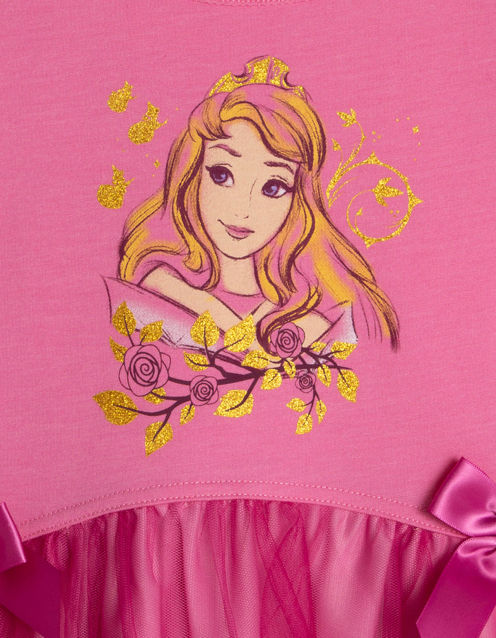 Disney Sleeping Beauty Aurora Girls' Tutu Dress Rose Pink