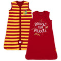 Harry Potter Adult Men or Women Sleeveless Sleepwear Sleep Sack Burgundy Gold