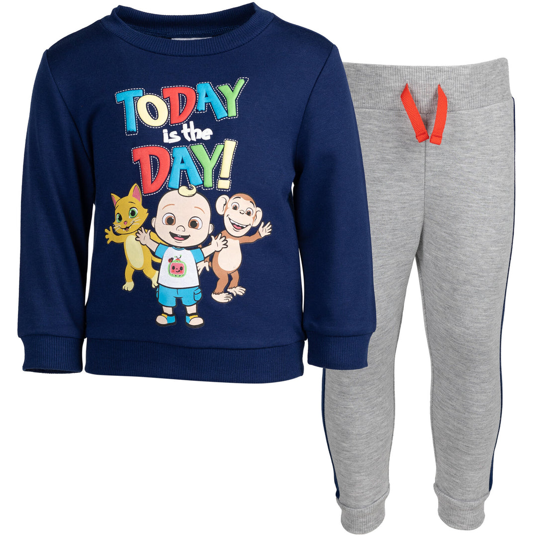 CoComelon Conjunto de sudadera polar y pantalón jogger