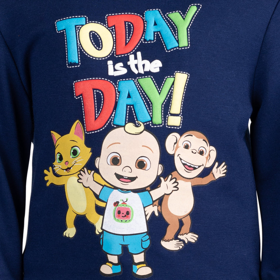 CoComelon Conjunto de sudadera polar y pantalón jogger