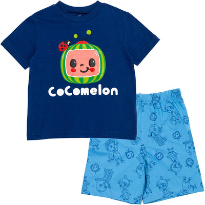 CoComelon French Terry camiseta gráfica y pantalones cortos
