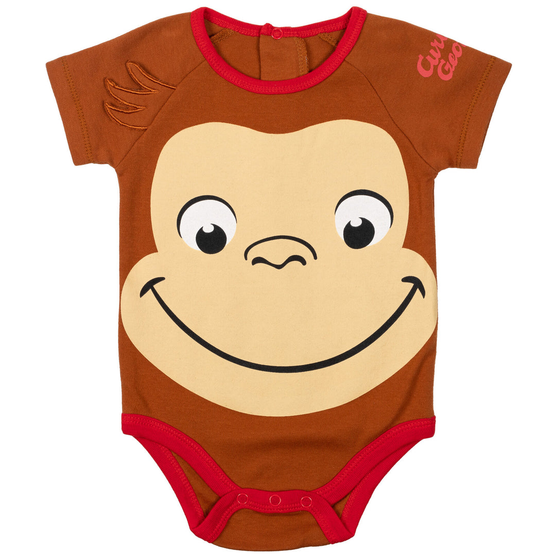 Curious George 2 Pack Short Sleeve Bodysuits