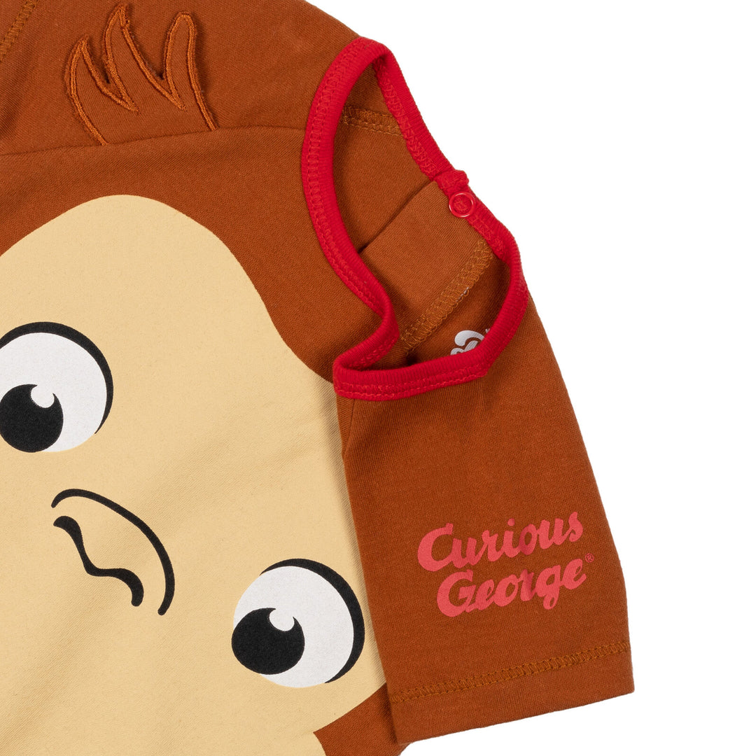 Curious George 2 Pack Short Sleeve Bodysuits