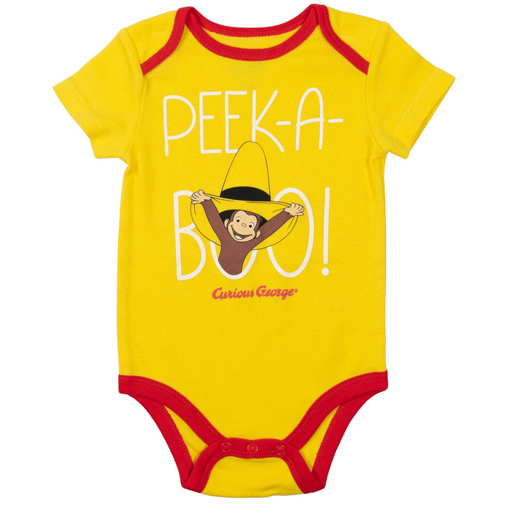 Curious George 2 Pack Short Sleeve Bodysuits