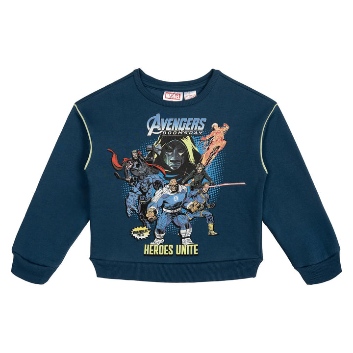 Avengers Marvel Comics Fleece 2-Piece Sweatshirt and Pants Set Dark Slate Blue