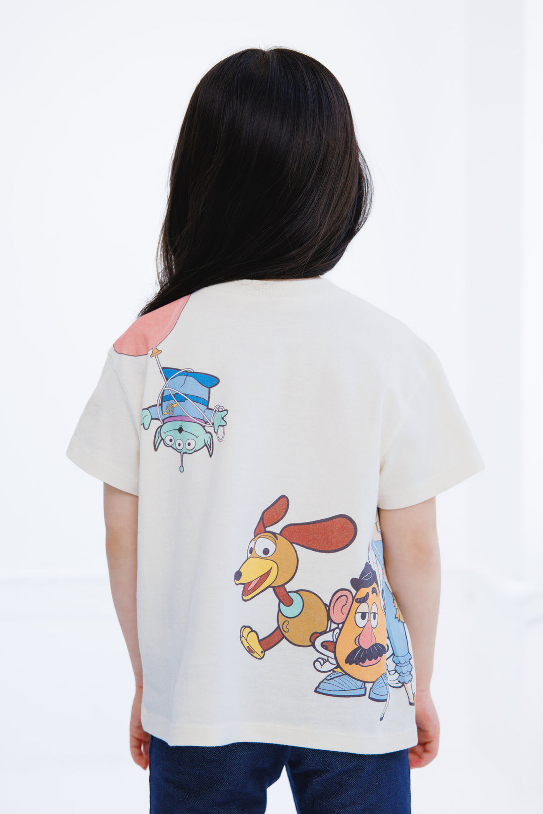 Disney Toy Story Girls' Birthday Graphic T-Shirt Woody Buzz White
