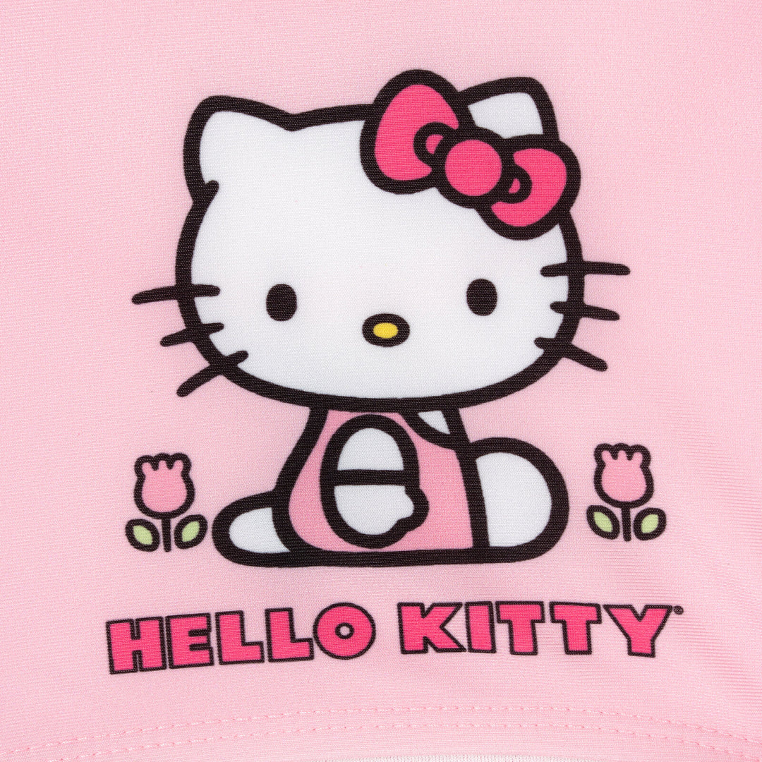 Hello Kitty Girls' Sleeveless One Piece Bathing Suit Blush