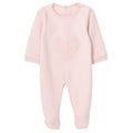 Cozeeme Baby Girls' Footed One Piece Sleep N' Play Pink White Stripe