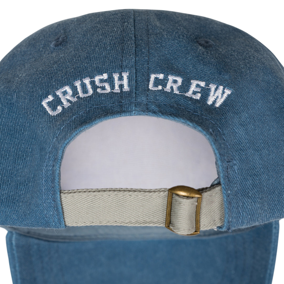 Monster Jam Adult Men or Women Adjustable Strapback Baseball Cap Blue Beige