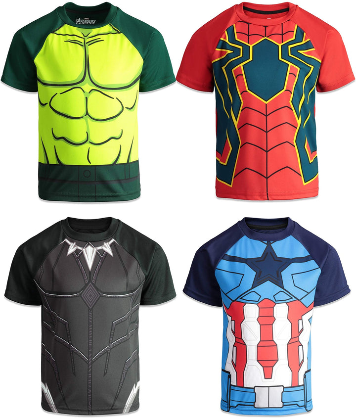 Marvel Avengers Cosplay 4-Pack T-Shirts Multi Color