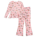 Disney Bambi Girls' Ribbed Long Sleeve Tee and Pants Set Pink Thumper