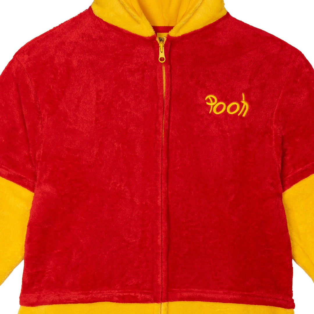 Disney Winnie the Pooh Adult Men or Women Coverall Yellow Red