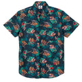 Jurassic World Jurassic Park T-Rex Men's Shirt Navy Dino Tropical