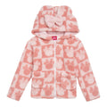 Minnie Mouse Girls' Fleece Zip-Up Hoodie Light Pink