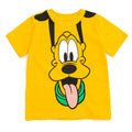 Disney Mickey Mouse Pluto Boys' Short Sleeve T-Shirt Bright Yellow