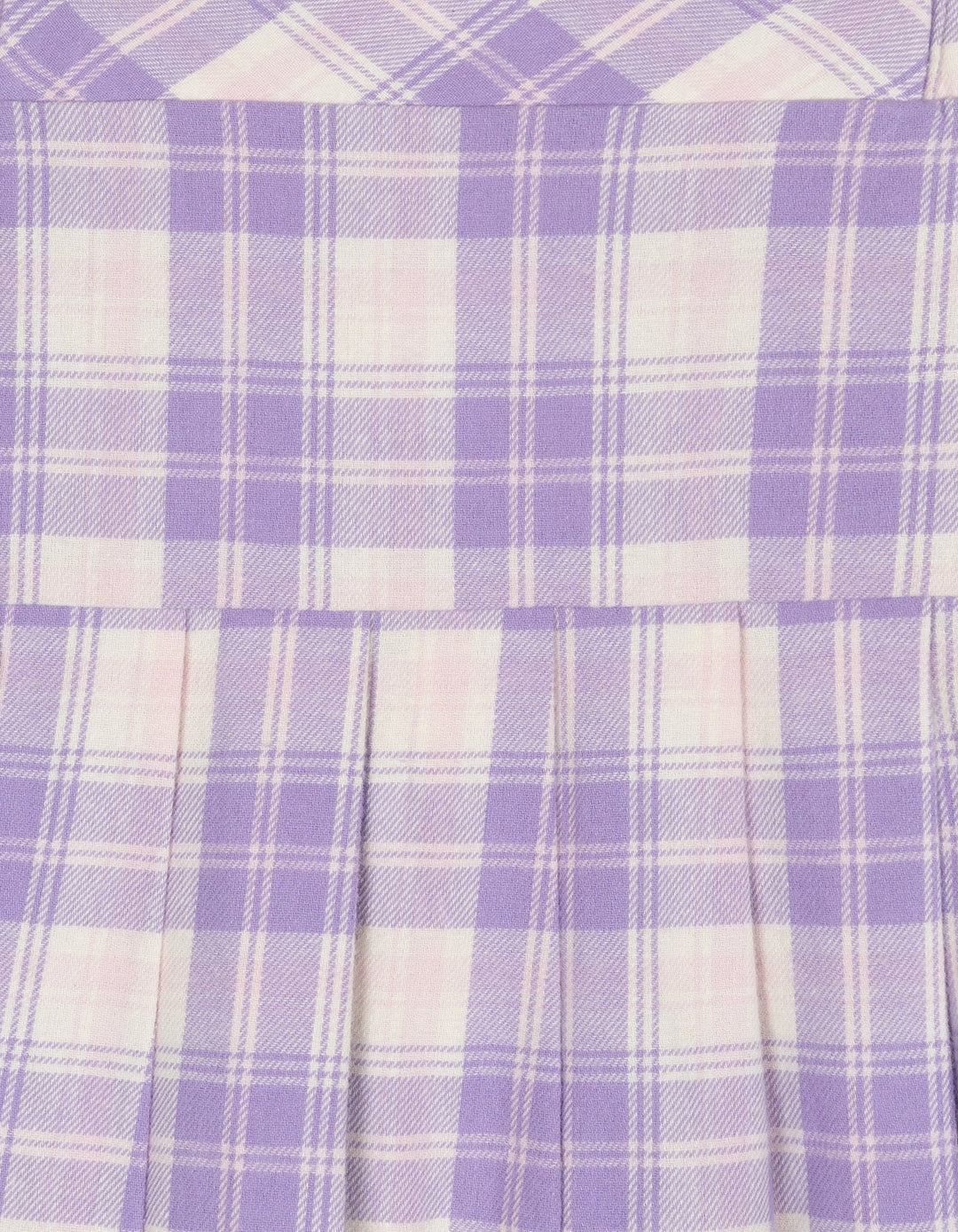Disney Princess Girls' Sweatshirt and Plaid Pleated Skirt Set Princesses Purple
