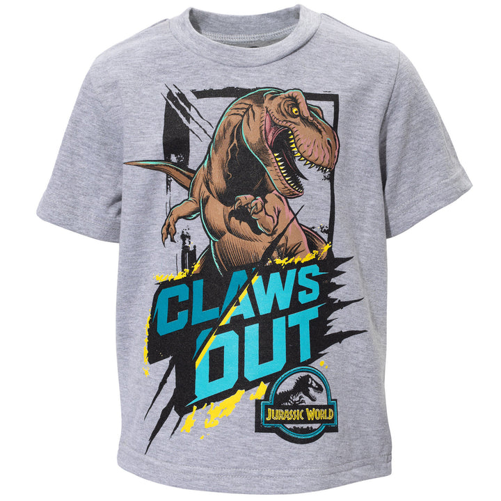 Camiseta deportiva Jurassic World y pantalones cortos de malla
