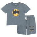 DC Comics Batman French Terry T-Shirt and Shorts Outfit Set