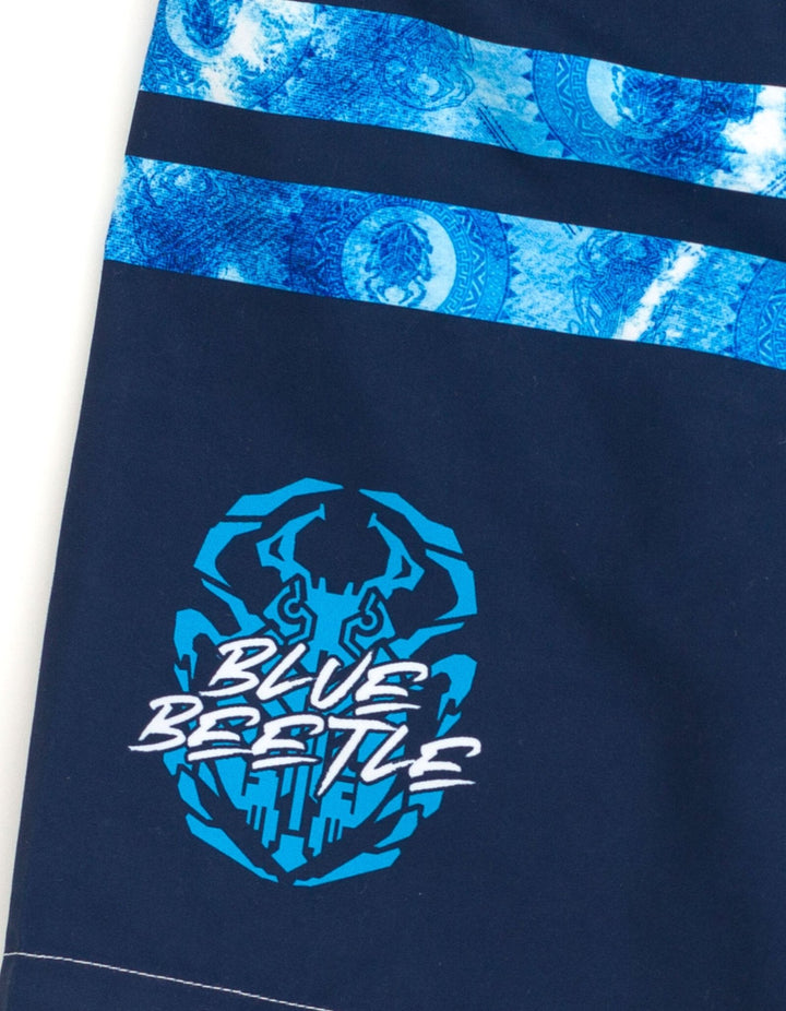 DC Comics Blue Beetle UPF 50+ Swim Trunks Bathing Suit - imagikids