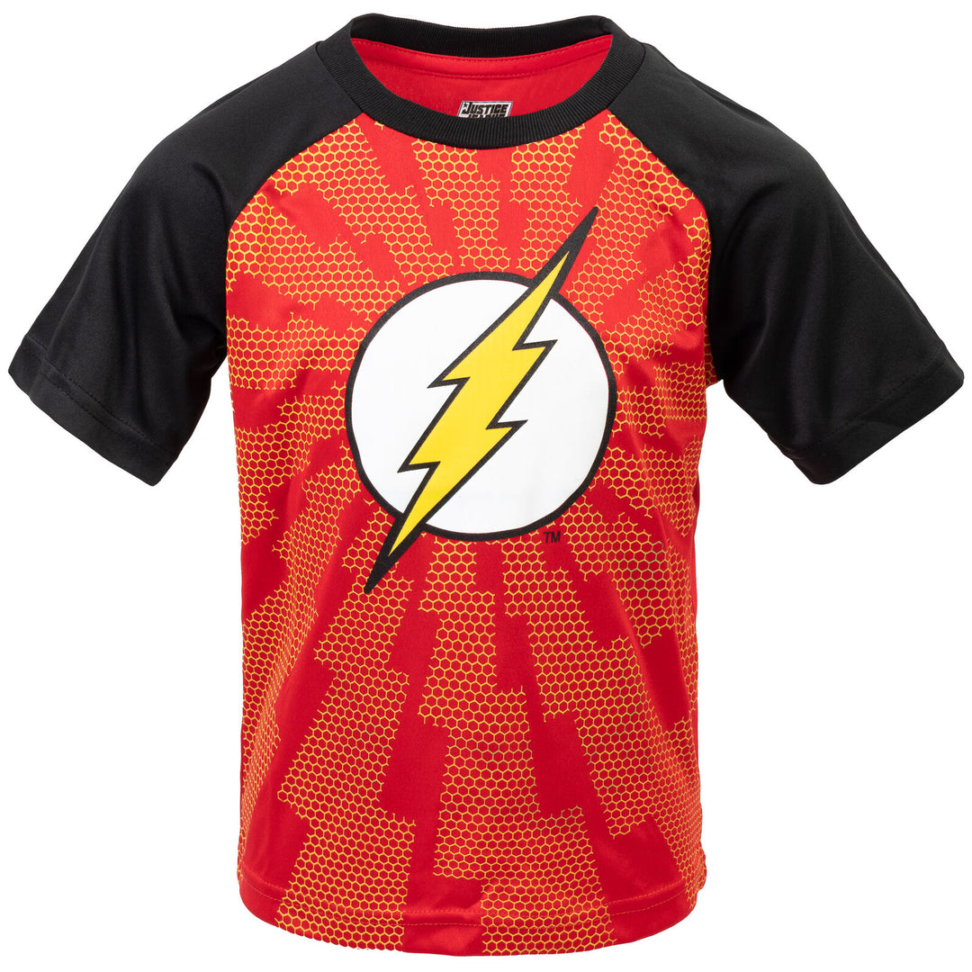 DC Comics Liga de la Justicia Paquete de 3 Raglan Camiseta gráfica