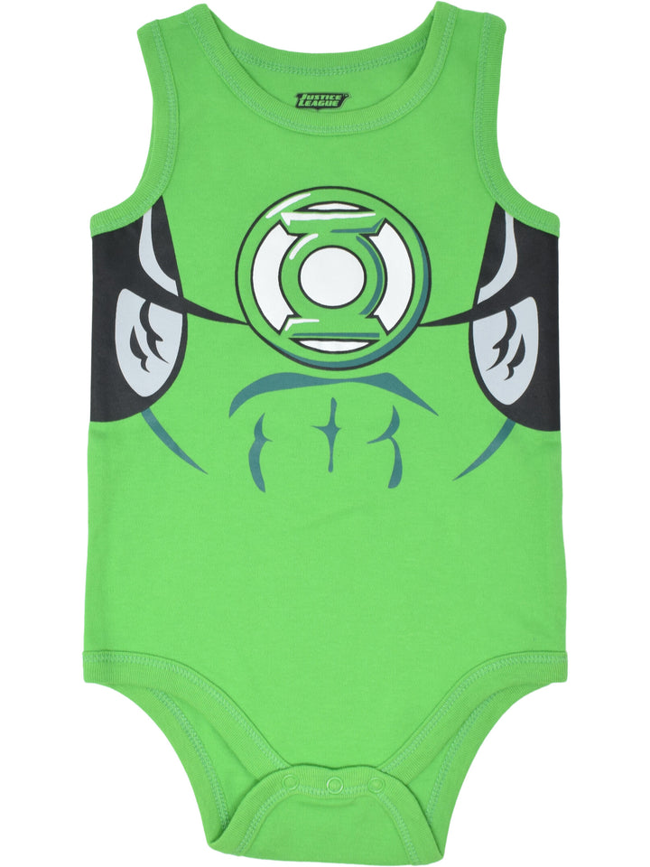 Justice League 5 Pack Sleeve Less Bodysuit