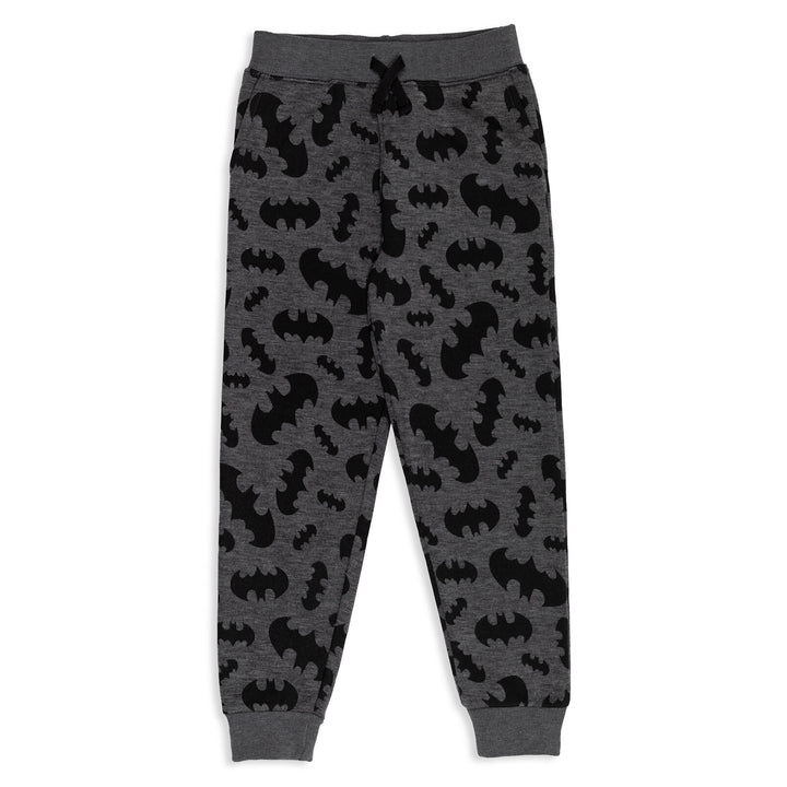 DC Comics Justice League Batman - Pack de 2 pantalones jogger de forro polar