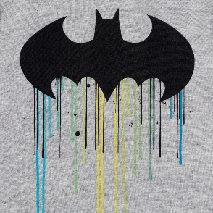 Sudadera con capucha de forro polar de Batman de la Liga de la Justicia de DC Comics