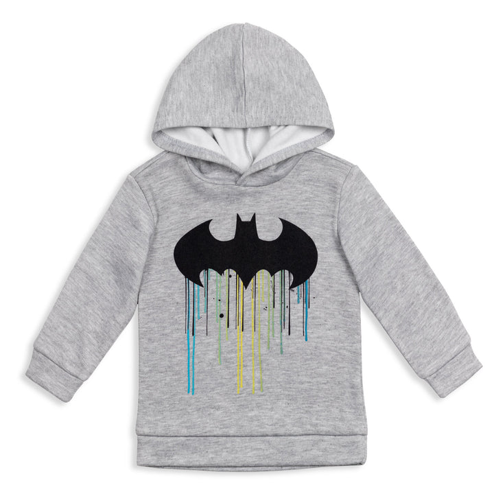 Sudadera con capucha de forro polar de Batman de la Liga de la Justicia de DC Comics