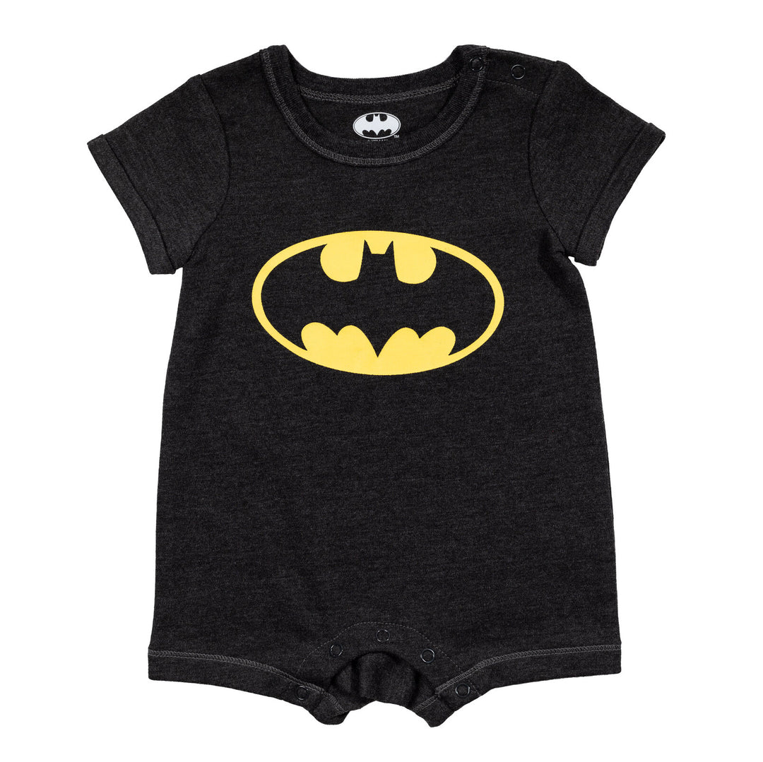 DC Comics Batman Short Sleeve Romper & Sunhat Set