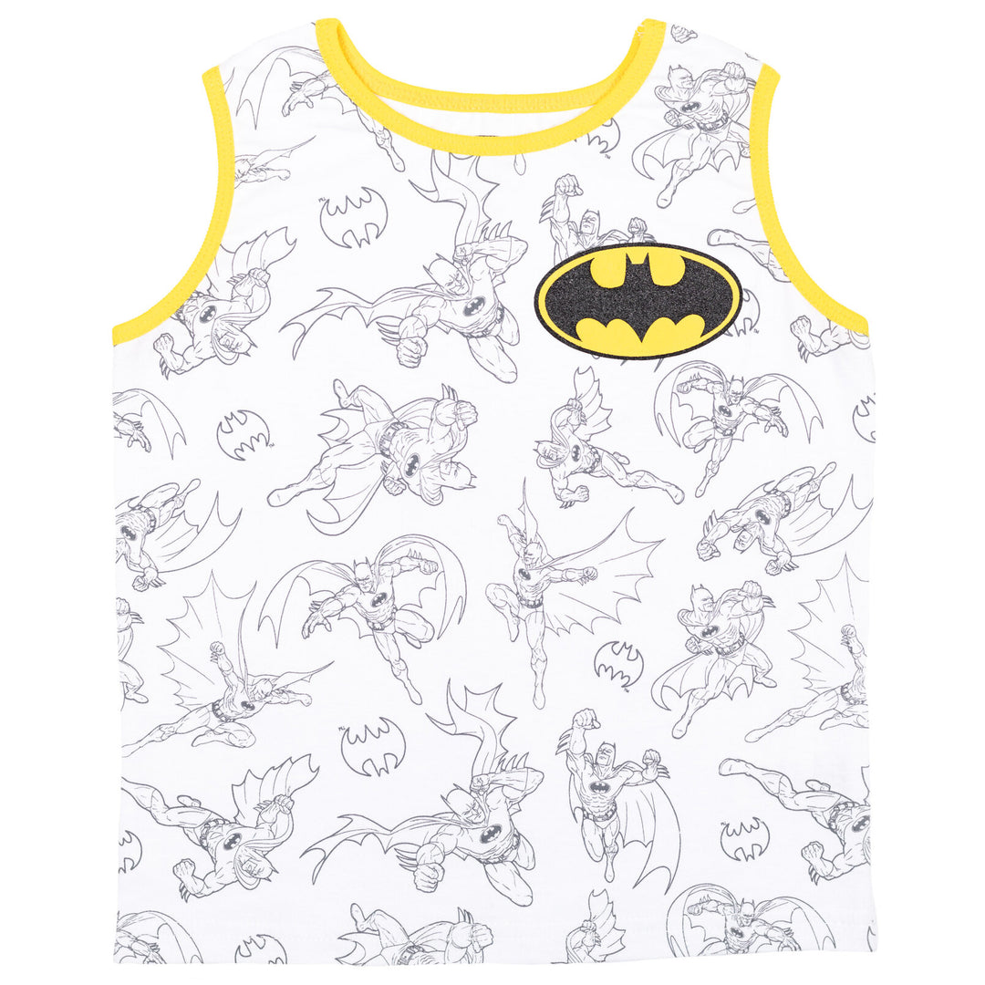 Batman 3 Piece Outfit Set: T-Shirt Shorts