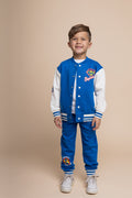DC Comics Justice League Fleece Varsity Bomber Jacket and Jogger Pants Outfit Set Toddler to Big Kid