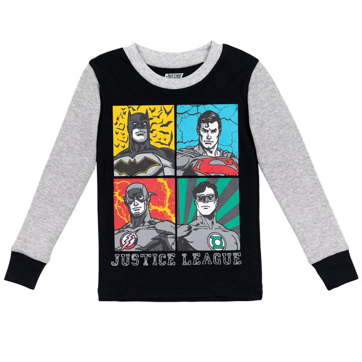 DC Comics Justice League Pullover Pajama Shirt and Pants Sleep Set