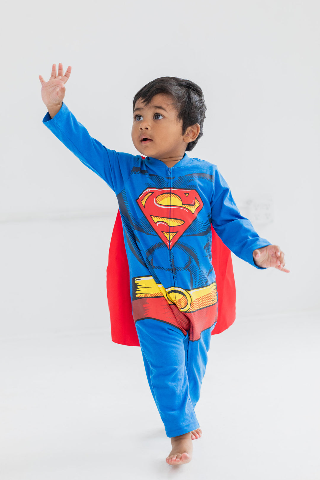 Superman Costume Caped Coverall & Cape Set