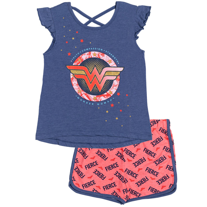 DC Comics Wonder Woman Mix 'n' Match 4 Piece Outfit Set