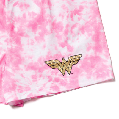 DC Comics Justice League Wonder Woman Pajama Shirt and Shorts - imagikids