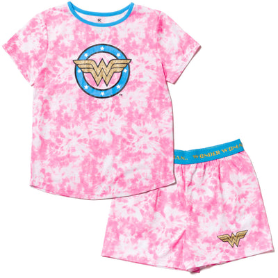 DC Comics Justice League Wonder Woman Pajama Shirt and Shorts