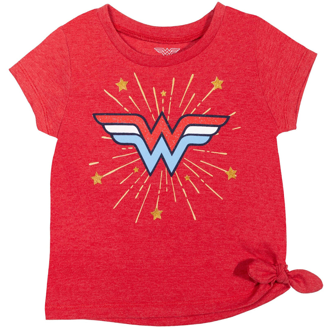 Conjunto de camiseta de manga corta y pantalones cortos de DC Comics Wonder Woman